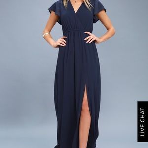Lulus short sleeve maxi dress